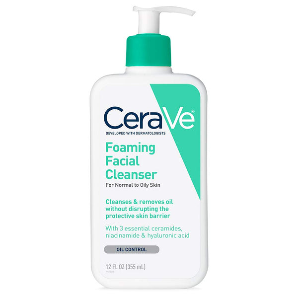 CeraVe Foaming Cleanser for Normal to Oily Skin 355ml