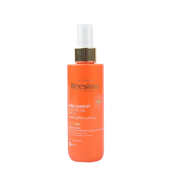 Beesline Pure Carrot Suntan Oil SPF 10 200ml