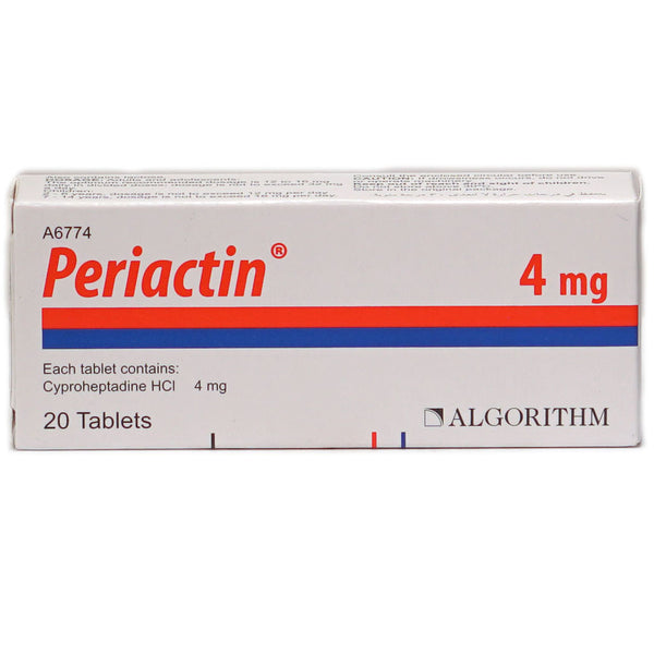 Periactin 4Mg Tablet 20'S-