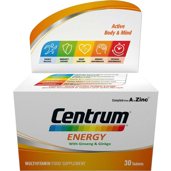 Centrum Energy Multivitamin Tablets 30 Pieces