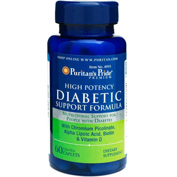 Puritan Pieces Pride Diabetic Support Formula 60 Tablets