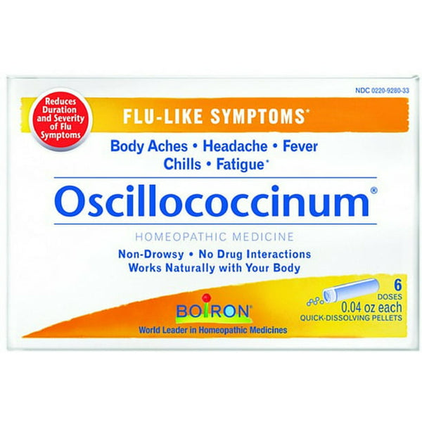 حبيبات Boiron Oscillococcinum سريعة الذوبان 6 قطع