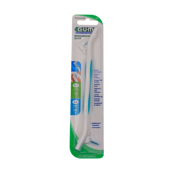 Gum Proxabrush Click Handle + Refills 625
