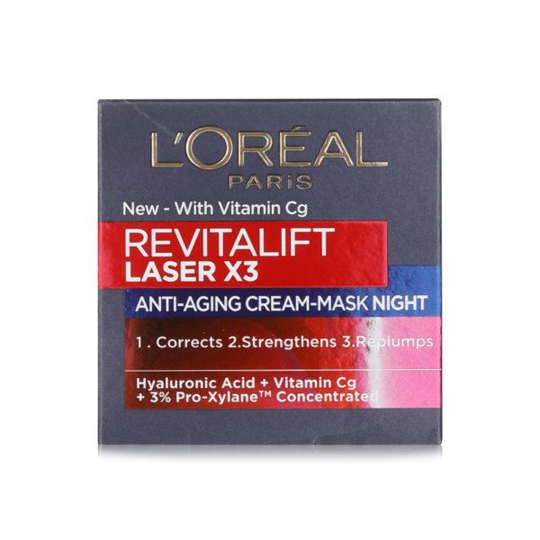 Loreal Paris  Revitalift Laser X3 Anti Ageing Night Creme 50ml