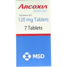 Arcoxia 120 mg 7 Tablets