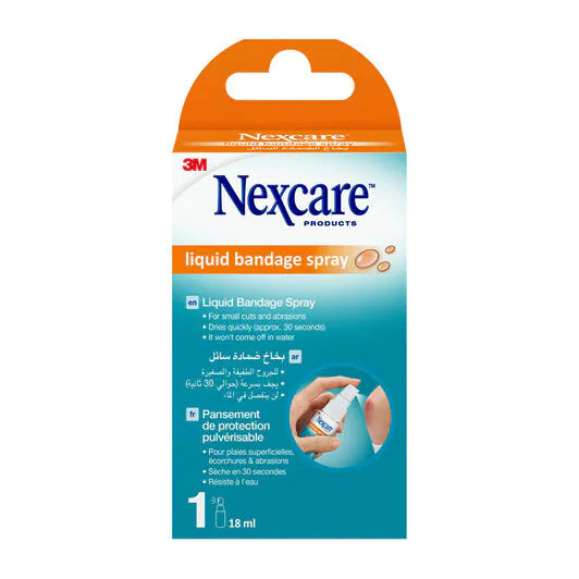 Nexcare No-Sting Liquid Bandage Spray 18 Ml