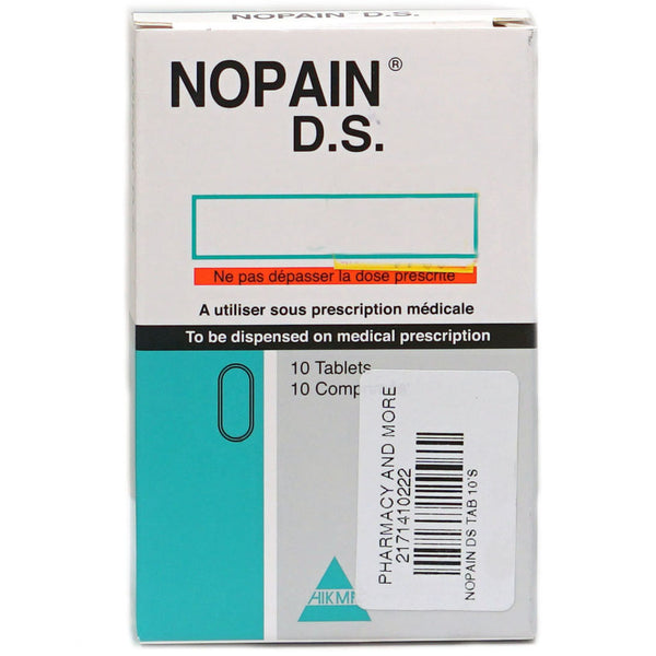 Nopain D.S. 500Mg 10 Tablets