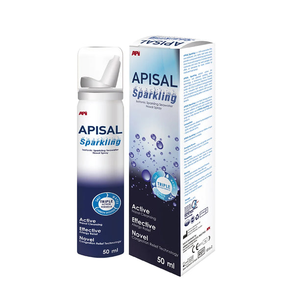 Apisal Sparkling Sparkling Seawater Nasal Spray، 50ml