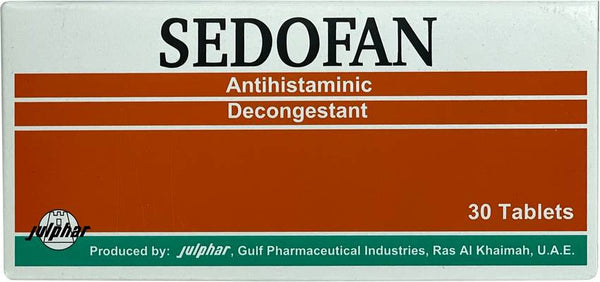 Sedofan Tablets, 30 Count