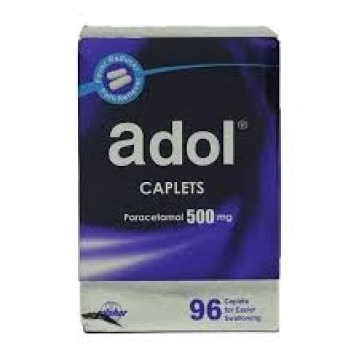 Adol Caplets باراسيتامول 500 مجم 96 حبة