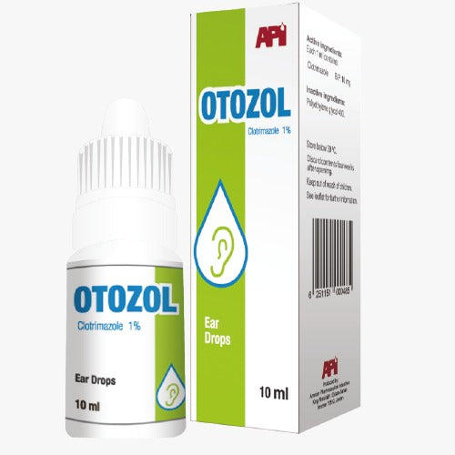Otozol Clotrimazole 1% Ear Drops, 10ml