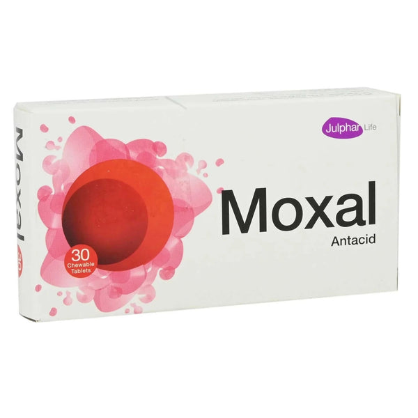 Moxal Antacid Chewable Tablets, 30 Pieces
