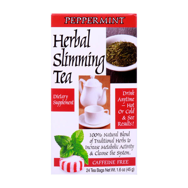 21St Century Vitamins Herbal Slimming Tea - Peppermint 24Bags