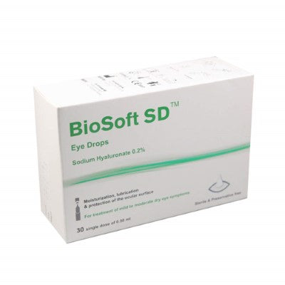 Bio Soft Plus Sd Eye Drops, 30 Single Dose of 0.50ml