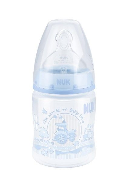 NUK BOTTLE PLASTIC BLUE 150ML