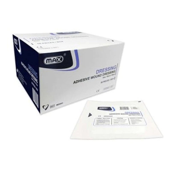 Max Wound Adhesive Dressing 6x7cm, 100 Counts