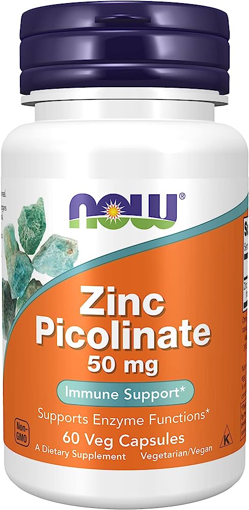 Now Zinc Picolinate 50mg 60s