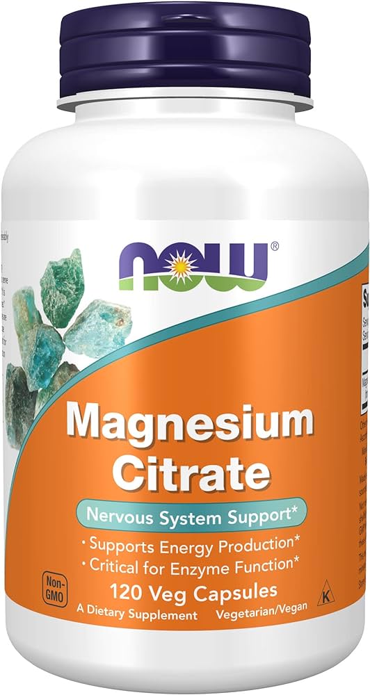 NOW MAGNESIUM CITRATE CAP 120S – zozopharmacy