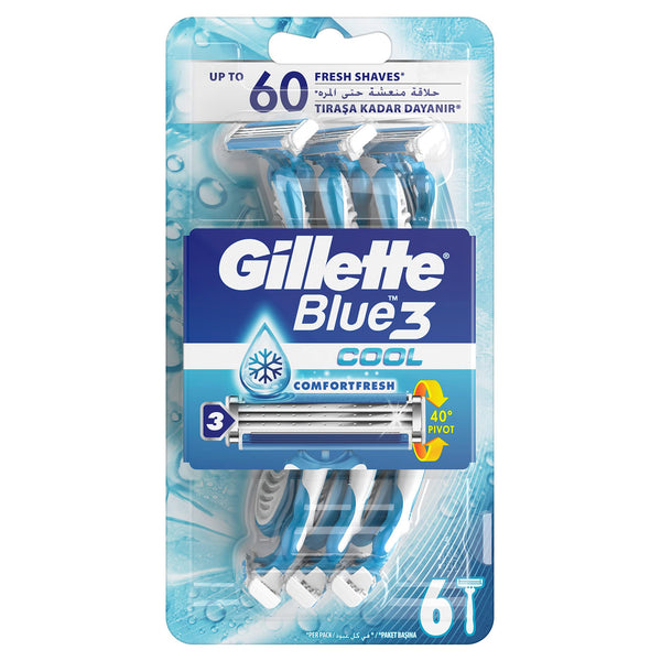 Gillette Blue 3 Cool Disposable 6 pcs