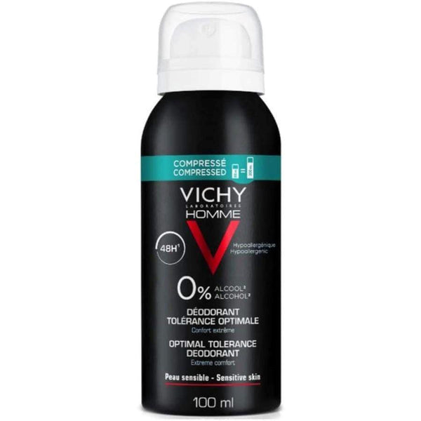 Vichy Deo Spray Homme 100ml  (Black)