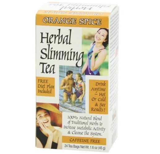 21St Century Vitamins Herbal Slimming Tea - Orange Spice 24Bags