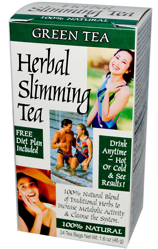 21St Century Herbal Slimming Tea Green Tea Tea Bags 24 Pieces