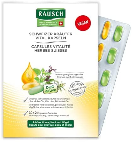 كبسولات Rausch Swiss Herbal Vitality '30S