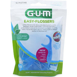 Gum 890 Easy Flossers Fork Cool Mint 30Pieces