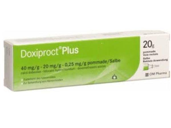 Doxiproct Plus Ointment 20 Gm