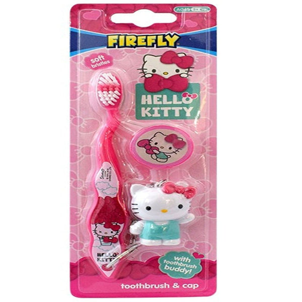 FIREFLY HELLOKITTY TOOTHBRUSH + CAP + TOY 19035