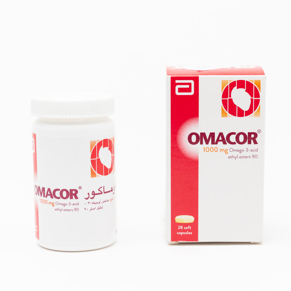 Omacor 1000 mg 28 Capsules