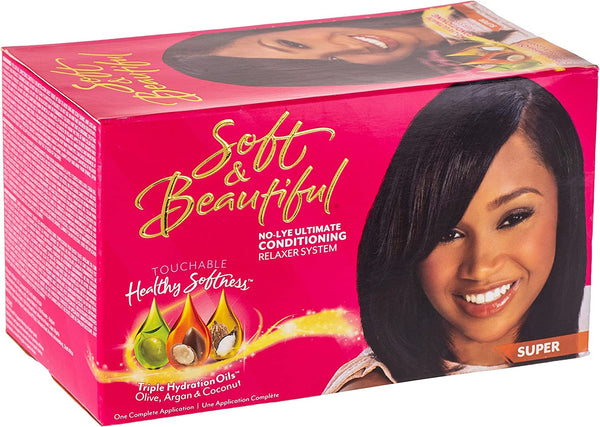 Soft & Beautiful No- Lye Ultimate Conditioning Relaxer System Super