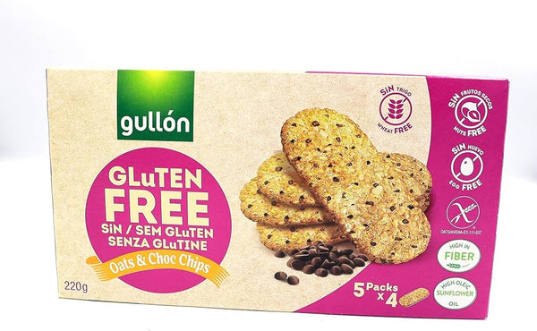 GULLON OAT & CHOC CHIPS GLUTEN FREE 220G