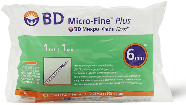 BD MICROFINE SYR 1ML 6MM