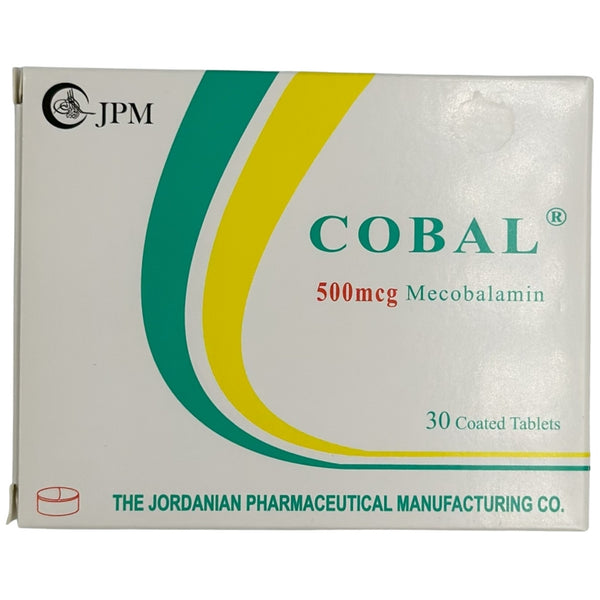 Cobal Vitamin B12 500 mcg 30 Tablets