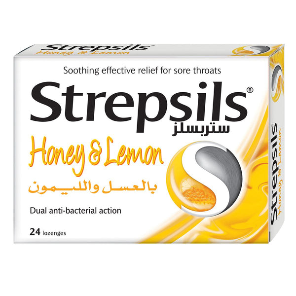 STREPSILS LEMON & HONEY LOZ 24S