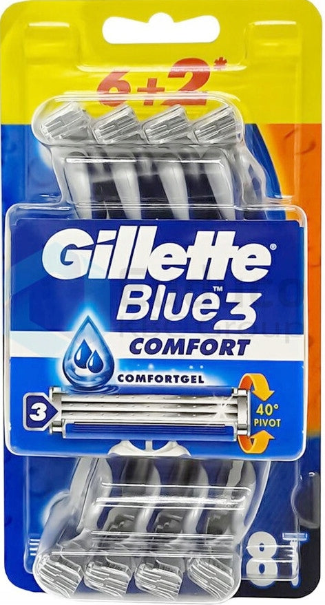 GILLETTE BLUE 3 COMFORT 8S