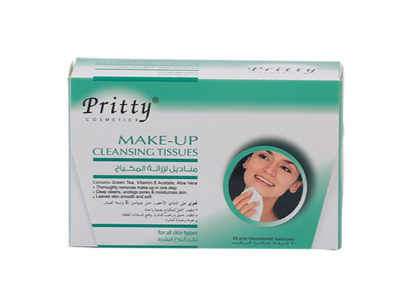 Pritty Make Up Cleansing 30 Moistened Tissue