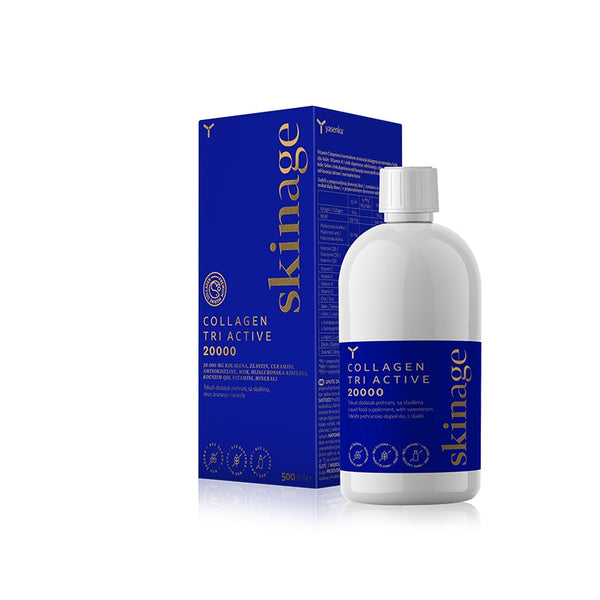 SKINAGE BEAUTY COLLAGEN TRI ACTIVE 20000MG 50ML. سكيناج بيوتي كولاجين ثلاثي أكتيف 20000 مجم 50 مل