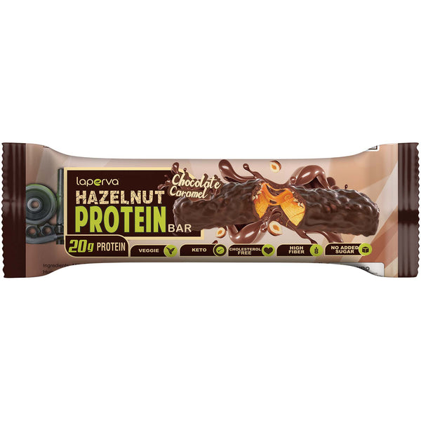 Laperva Hazelnut Protein Bar Chocolate Carmel, 60g