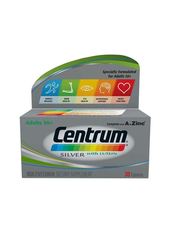 Centrum Silver with lutein 30 Tablets