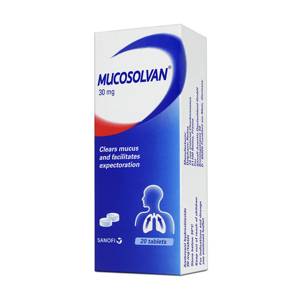 Mucosolvan 30 mg Tablets, 20 Tablets