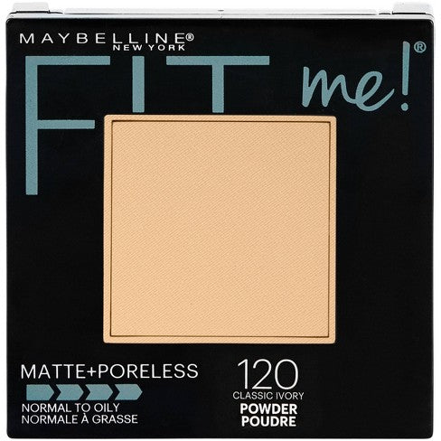 Maybelline Fit Me Matte Poreless Powder 120 Classic Ivory 0.05 g