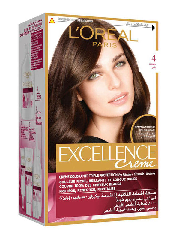 Loreal Excellence 4 Brown – Zozopharmacy