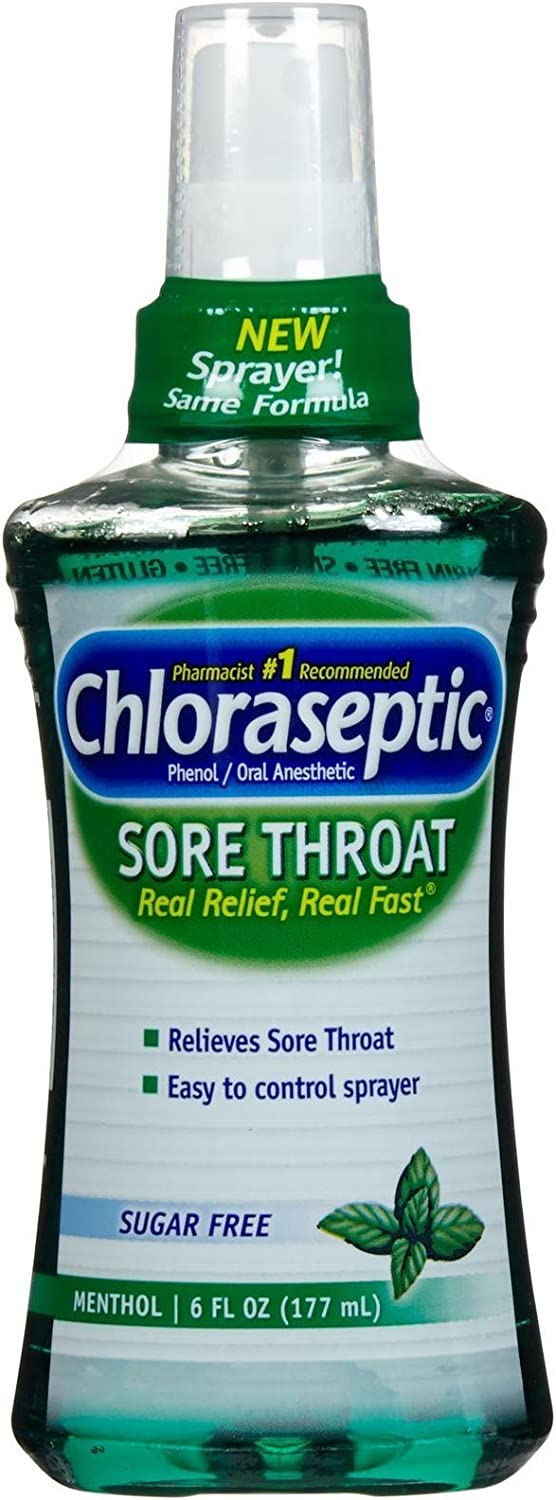 Chloraseptic Menthol Spray 6 Oz